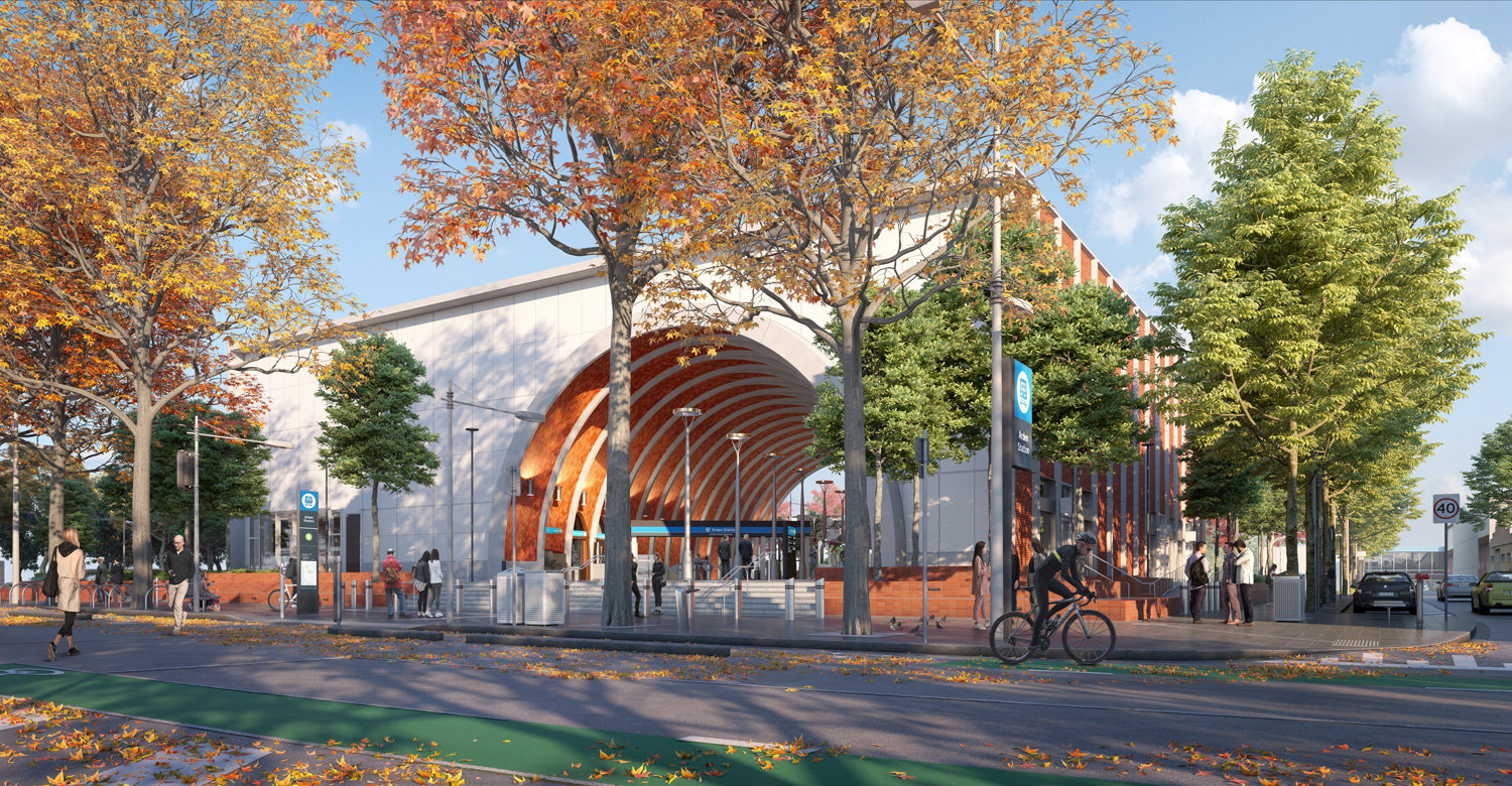 melbourne metro tunnel station design